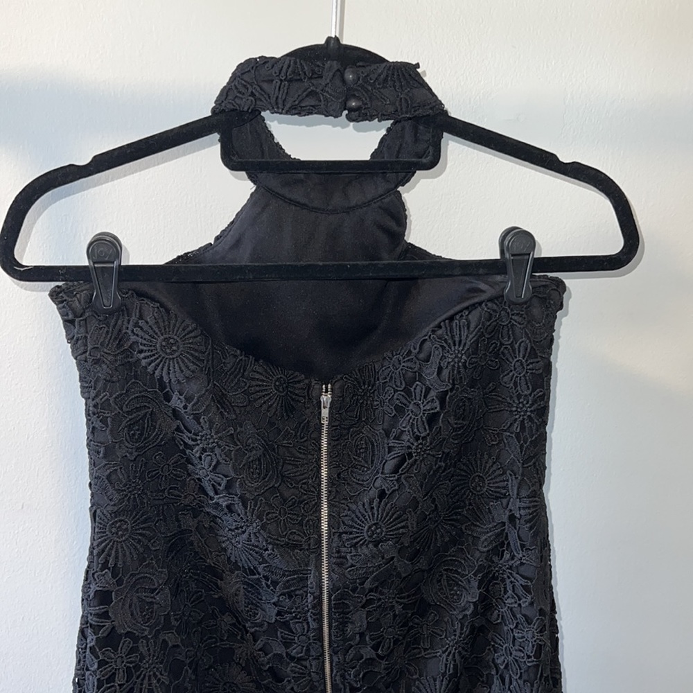 Black Lace Lulu’s Midi Dress - Picture 6 of 8
